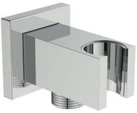 IDS Wandanschlussbogen IDEALRAIN mit Brausehalter eckig chrom IDEAL STANDARD