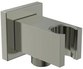 IDS Wandanschlussbogen IDEALRAIN mit Brausehalter eckig silver storm IDEAL STANDARD