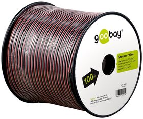 Lautsprecherkabel rot;schwarz, 100m- VPE: 1