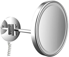 Emco LED-Rasier-/Kosm.spiegel PURE LED rund d= 203mm 1-armig Spiralkabel chrom EMCO