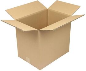 Faltkarton 2-wellig Maße 430x310x390mm A3 Qualität 2.3BC braun TRANSPAK - VPE: 20