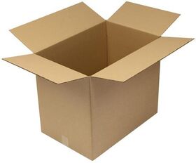 Faltkarton 2-wellig Maße 600x400x500mm Qualität 2.30BC braun TRANSPAK - VPE: 15