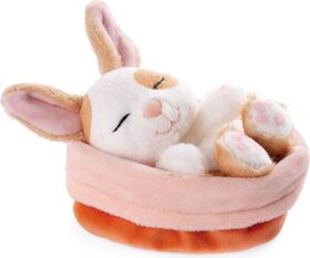 Kuscheltier Hase karamell gepunktet 12cm