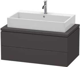 Duravit Konsolenunterschrank L-CUBE 400x920x547mm graphit supermatt