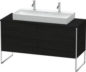 Duravit Waschtischunterbau XSQUARE 778x1400x548mm eiche schwarz