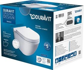 Duravit Wand-WC-Set STARCK 3 RIMLESS weiß WG