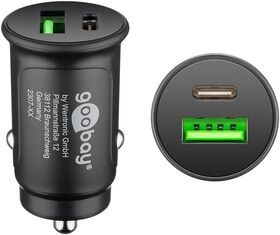 Dual-USB Auto-Schnellladegerät USB-C™ PD (Power Delivery) (27 W)- VPE: 1