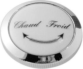 IDS Zierkappe RETRO Chaud/Froid f EHM edelmessing IDEAL STANDARD