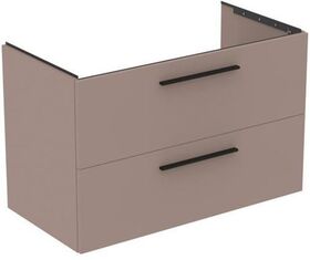 IDS Waschtischunterschrank i.life B 1000x505x630mm, 2 Auszüge Greige matt IDEAL STANDARD