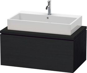 Duravit Konsolenunterschrank L-CUBE 400x920x547mm eiche schwarz