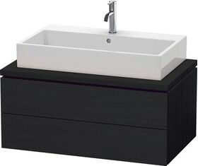 Duravit Konsolenunterschrank L-CUBE 400x920x547mm eiche schwarz