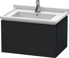 Duravit Waschtischunterbau L-CUBE 469x670x408mm eiche schwarz