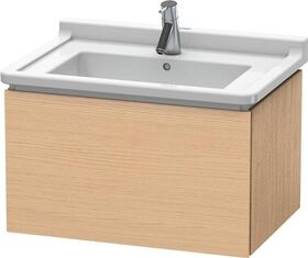 Duravit Waschtischunterbau L-CUBE 469x670x408mm eiche natur