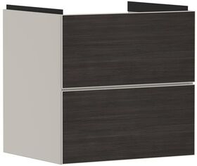 HG Waschtischunterschrank Xevolos E 580x555x475mm Ko Sandb. ma Fr Ei deunkel