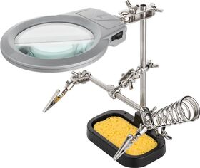 Löthilfe mit Lupe - dritte Hand- VPE: 1
