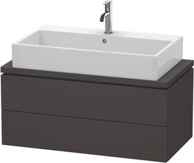 Duravit Konsolenunterschrank L-CUBE 400x920x477mm graphit supermatt