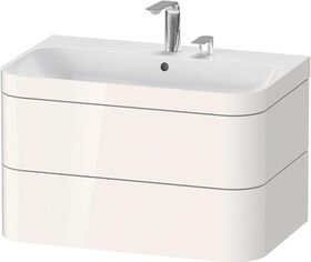 Duravit WTU HAPPY D.2 PLUS 775x490mm m UB 2 HL weiß hochglanz