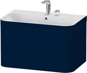 Duravit WTU HAPPY D.2 PLUS 775x490mm m UB 2 HL nachtblau seidenmatt