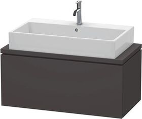 Duravit Konsolenunterschrank L-CUBE 400x920x477mm graphit supermatt