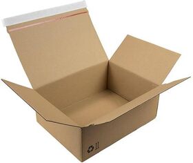 Automatikkarton 1-wellig Automatikboden Maße 310x230x110mm SK A5 Q.1.20B braun - VPE: 20