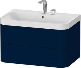 Duravit WTU HAPPY D.2 PLUS 775x490mm m UB 2 HL nachtblau seidenmatt