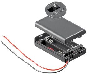 3x AAA (Micro) Batteriehalter- VPE: 10