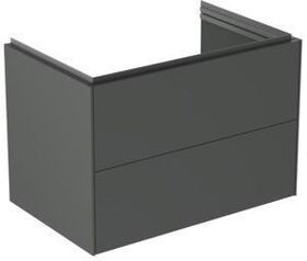IDS Waschtischunterschrank CONCA 2 Auszüge 800mm anthrazit matt IDEAL STANDARD