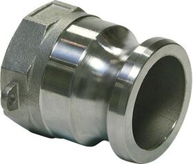 Hebelarmk.Kamlok Typ A VA (1.4408) m.PTFE Dicht.87,88mm 3 Zoll