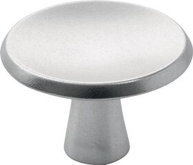 Möbelknopf 3751 Alu-Guss silberf.elox.m.Schraube M4x25mm Hermeta