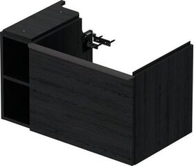 Duravit Waschtischunterbau D-NEO 625x784x452mm 1 Ausz. Regal seitl Ei sw