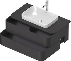 Duravit WTU HAPPY D.2 PLUS 1000x550mm 2 Schubk gra s-matt o ES