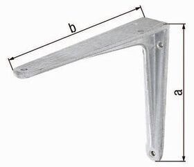 Konsole L.300mm H.250mm Alu-Guss Trgf.90kg GAH