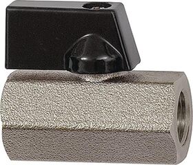 Mini-Kugelhahn VALVE LINE 10 mm 3/8 Innen-/Innengewinde DN 8 mm RIEGLER - VPE: 10