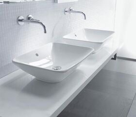 Duravit Aufsatzbecken BACINO m ÜL o HLB 550x420mm o Hahnloch weiß WG
