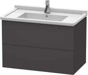 Duravit Waschtischunterbau L-CUBE 469x820x558mm graphit supermatt