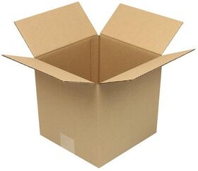 Faltkarton 1-wellig Höhenrillung Maße 220x210x210mm A5 Qualität 1.20 B braun - VPE: 50