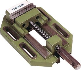 Bohrmaschinenschraubstock Backen-B.160mm Spann-W.225mm TECWERK