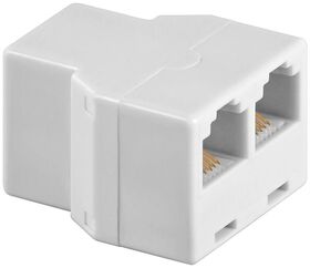 ISDN-T-Adapter, Weiß- VPE: 10