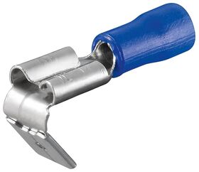 Steckerverteiler Flachstecker, blau, Blau- VPE: 1
