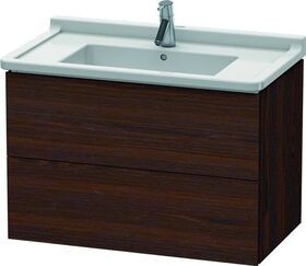 Duravit Waschtischunterbau L-CUBE 469x820x558mm nussbaum gebürstet