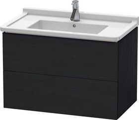 Duravit Waschtischunterbau L-CUBE 469x820x558mm eiche schwarz