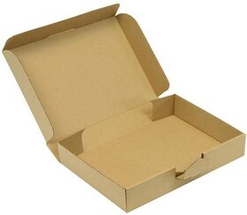 Klappschachtel 1-wellig Maße 250x180x43mm C5 1.2E braun Steckverschluss TRANSPAK - VPE: 100