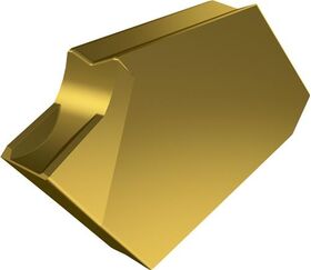 Drehwendeschneidplatte ISO LFUX 030800TL:T8330 Tiefe 4,9mm PVD beschichtet Gold - VPE: 10