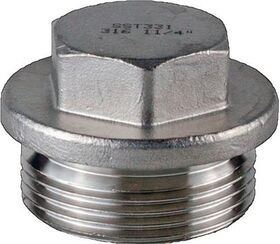 Verschlussschraube DIN 910 ISO 228-1 NPS=1/4 Zoll AG L 21mm SPRINGER - VPE: 10