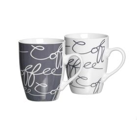 RITZENHOFF & BREKER Kaffeebecher 'Cornello grey', 2er Set