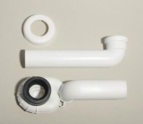 IDS Absaugeformstück für Urinal, Abl senkrecht m Ros. weiß IDEAL STANDARD