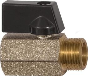 Mini-Kugelhahn VALVE LINE 13 mm 1/2 Innen-/Außengewinde DN 15 mm RIEGLER - VPE: 10