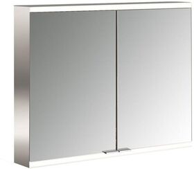 Emco LED-Lichtsp.schr. PRIME 2 FACELIFT AP 800x700mm 2-türig aluminium/spiegel EMCO