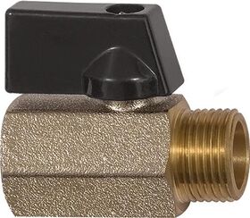 Mini-Kugelhahn VALVE LINE 6 mm 1/4 Innen-/Außengewinde DN 8 mm RIEGLER - VPE: 10