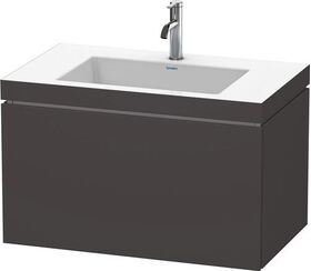Duravit Waschtischunterbau L-CUBE m WT Vero Air 500x800x480mm 1 HL gra sma
